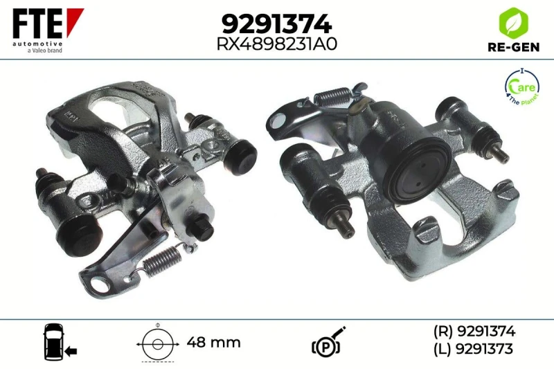 Image of FTE Brake caliper FTE 9291374