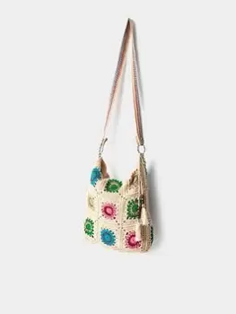 image of Joe Browns Sunset Breeze Crochet Bag Cream Multi, Cream, Women