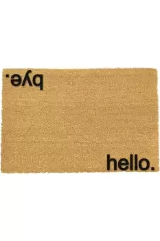 Image of Hello Bye Doormat - Regular 60x40cm