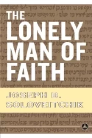 Image of lonely man of faith
