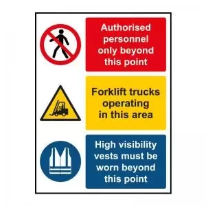 Image of Warehouse Composite Sign Style 2 - PP 300 x 400mm