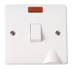 image of 1-GANG 2-POLE 20A SWITCH WITH F/OUTLET