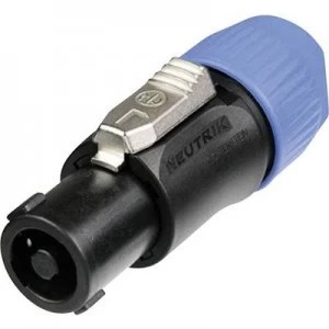 Image of Neutrik NL4FC Audio jack Plug, straight Number of pins: 4 Black, Blue