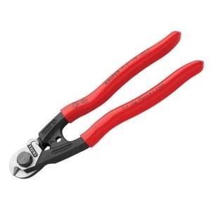 Image of Knipex Wire Rope/Bowden Cable Cutters PVC Grip 190mm (7.1/2in)
