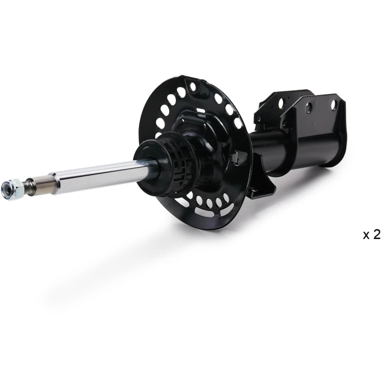 Image of RIDEX 854S2347 Shock absorber Front Axle, Gas Pressure, Twin-Tube, Suspension Strut, Bottom Yoke Shock Absorber (854)