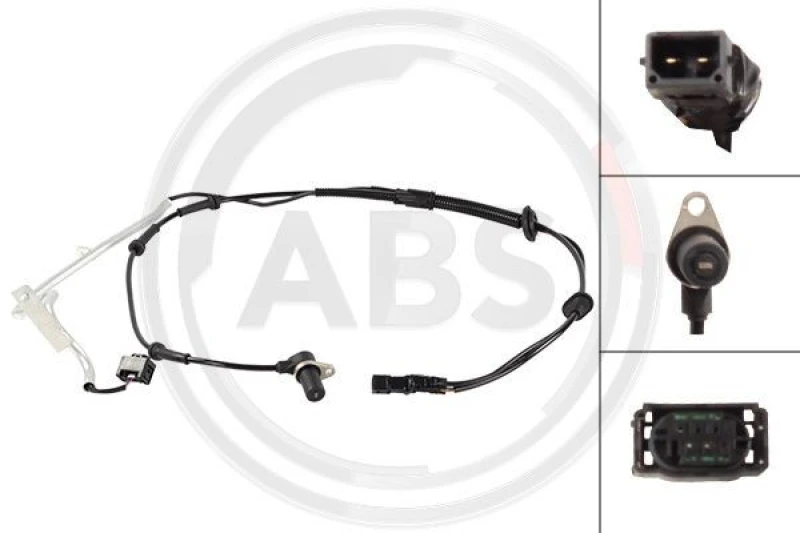 Image of A.B.S. ABS sensor A.B.S. 33016