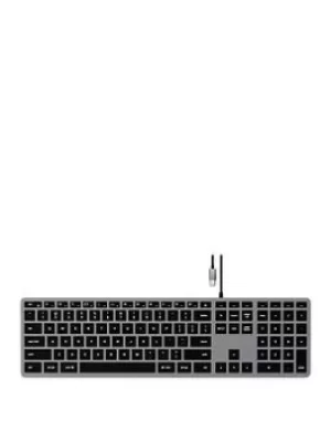 image of Satechi Slim W3 Usb-C Wired Keyboard (Space Grey)