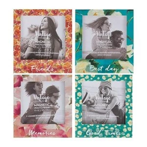 image of 2" x 2" - Set of 4 Magnet Photo Frames