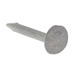 image of ForgeFix Clout Nail Extra Large Head Galvanised 25mm (2.5kg Bag)