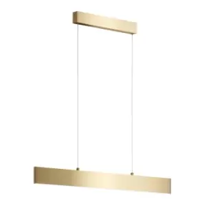 Maytoni Step Bar Pendant Ceiling Light Gold, 91cm, Integrated LED 4000K