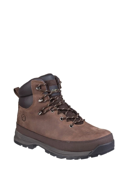 Image of Cotswold Mens 'Sudgrove' Leather Hiking Boots in Brown Size: 9 Brown Male 9