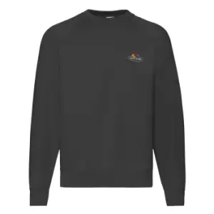 Image of Fruit of the Loom Mens Vintage Logo Set-in Sweatshirt (XL) (Black)