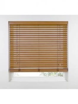 Image of Made To Measure 50Mm Wooden Venetian Blinds - Tawny