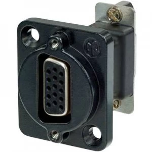 image of Neutrik NADB15FF-B D-SUB adapter D-SUB socket 15-pin - D-SUB socket 15-pin