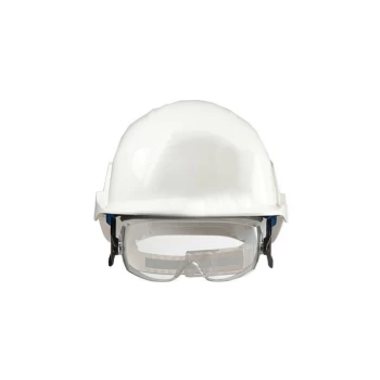 Image of Vented P-ratchet White Spectrum Helmet S20WRF - Centurion