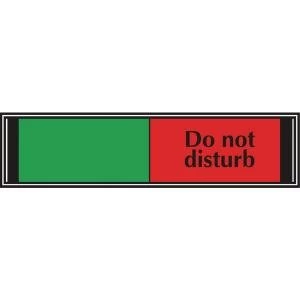 image of Sliding Sign Do Not Disturb 225x52mm V6DBDD