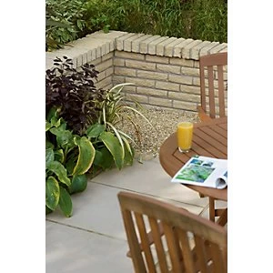 Image of Marshalls Textured Pitch Faced Walling Buff 300 x 100 x 65mm