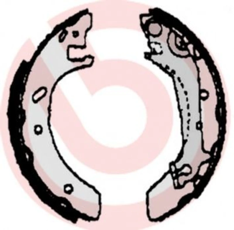 Image of BREMBO Brake Shoe Set BREMBO S 24 525