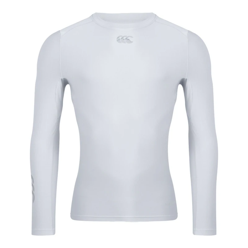 Image of Canterbury Canterbury Men Thermoreg Long-Sleeved Top in White Size: X-Large White XL Male 5063806454113