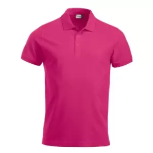 Image of Clique Mens Classic Lincoln Polo Shirt (L) (Bright Cerise)