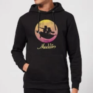 Image of Disney Aladdin Flying Sunset Hoodie - Black