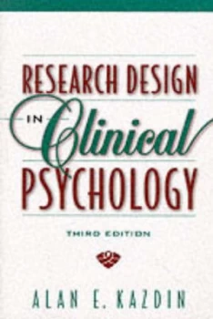 Image of Research Design in Clinical Psychology by Alan E. Kazdin Paperback