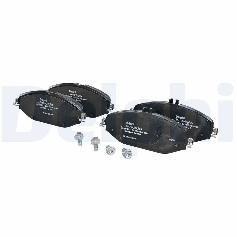 Image of DELPHI Brake pad set DELPHI LP3282