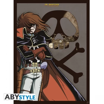 Image of Captain Harlock - Albator Vintage Small Poster