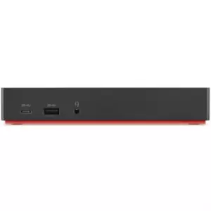 Image of Lenovo 40AS0090SA notebook dock/port replicator Wired USB 3.2 Gen 1 (3.1 Gen 1) Type-C Black