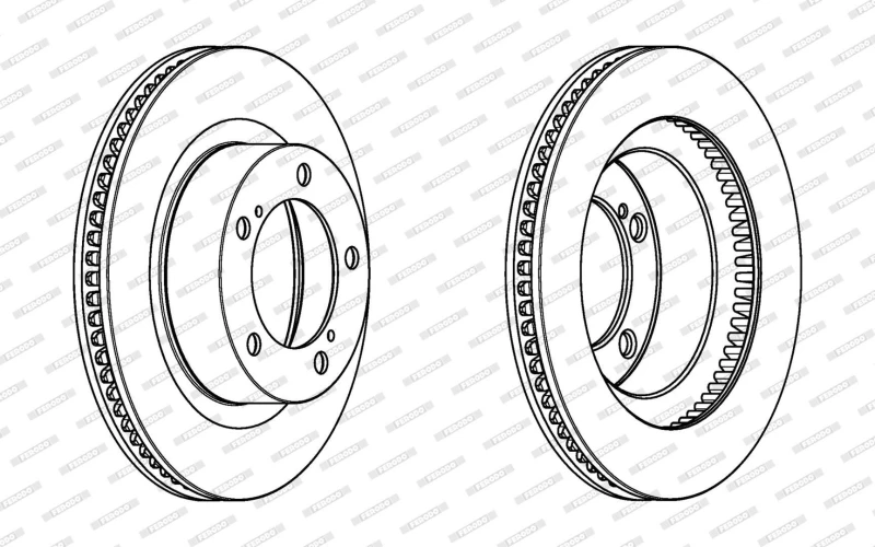 Image of Brake disc FERODO DDF1798C-1