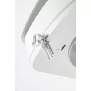 Image of Croydex Caragh Raised Toilet Seat with Lid - White