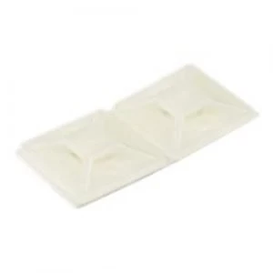 image of StarTech.com 100 Pack of Self-Adhesive Cable Tie Mounts - Medium