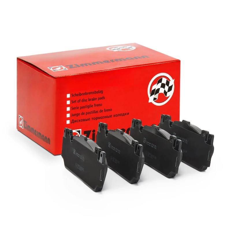 Image of ZIMMERMANN 25133.205.1 Brake pad set Front Axle, prepared for wear warning indicator, Photo corresponds to scope of supply Brake Pad Set,disc brake (