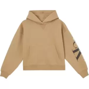 Image of Calvin Klein Jeans Gradient Monogram Hoodie - Brown