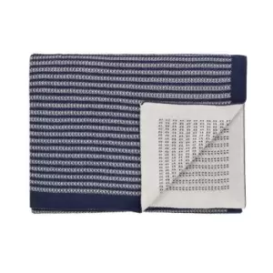 Image of Bedeck of Belfast Konoko Throw 140X200CM - INDIGO