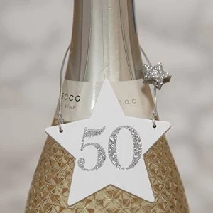 Image of Milestones Star Wine Bottle Tag - 50