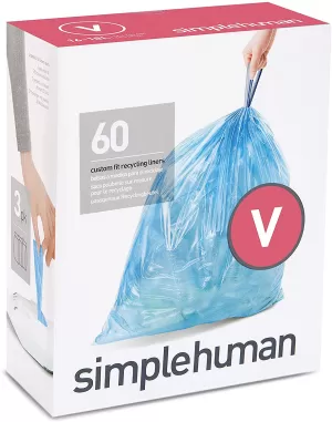 image of simplehuman Size V Bin liners 3 x 20 Pack