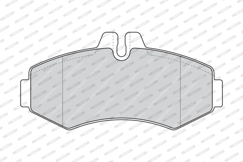 Image of FERODO Brake pad set FERODO FVR1304