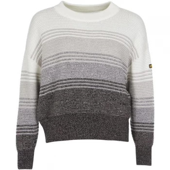 image of Barbour International Hallstatt Knit Jumper - Smoke Ombre