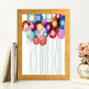 Image of AC396709903 Multicolor Decorative Framed MDF Painting