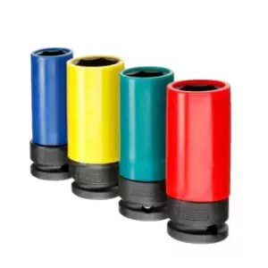 Image of Gedore Impact socket set 1/2" 4 pcs