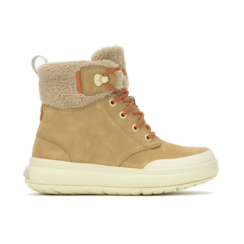 Image of Merrell Marquette Thermo Lace Waterproof Boots Womens Tan female 6 (39)