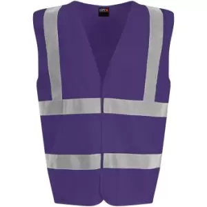 Image of PRO RTX High Visibility Unisex Waistcoat (3XL) (Purple) - Purple