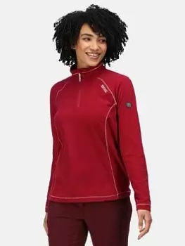 image of Regatta Montes Fleece - Dark Burgundy, Dark Burgundy, Size 12, Women