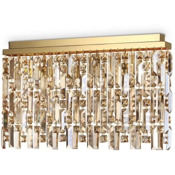 Image of Ideal Lux Elisir - 6 Light Ceiling Light Brass