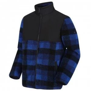 Image of Regatta Cadao Heavyweight Full Zip Fleece - BrghtRoyl/Bk