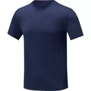 image of Elevate Mens Kratos Cool Fit Short-Sleeved T-Shirt (5XL) (Navy)