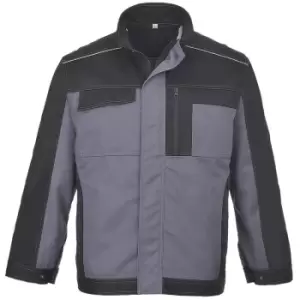 Image of Portwest TX33GGRXXXL - sz 3XL Hamburg Jacket - Graphite Grey