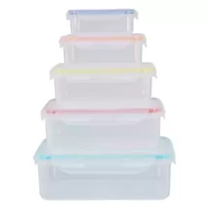 image of Maison By Premier 5 Piece Rectangular Food Containers