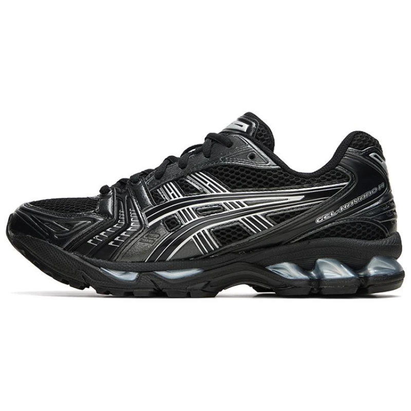 Image of Asics Mens Gel-Kayano 14 Trainers Black/P Silver male 10 (45)